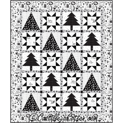 Starry Teepees Quilt CJC-5010e - Downloadable Pattern