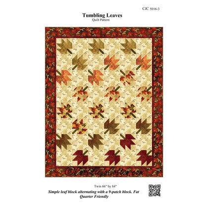 Tumbling Leaves Quilt CJC-50163e - Downloadable Pattern