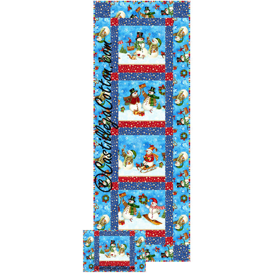 Four Nines Table Runner Pattern CJC-5017 - Paper Pattern