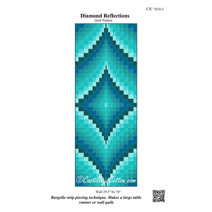 Diamond Reflections Quilt Pattern CJC-50183 - Paper Pattern