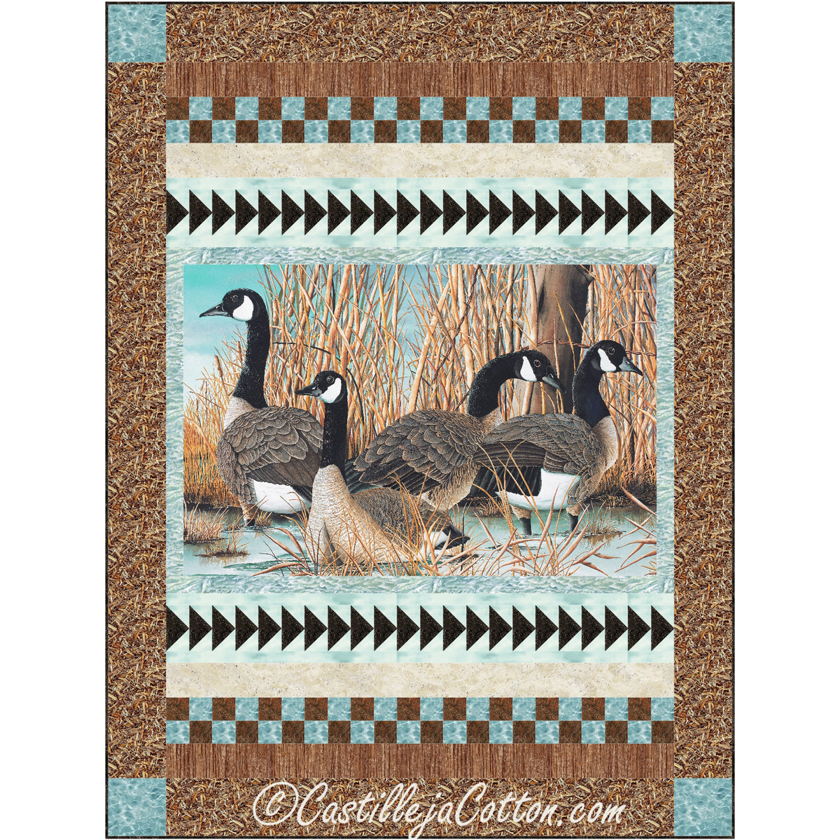 Canada Geese Quilt CJC-50221e - Downloadable Pattern