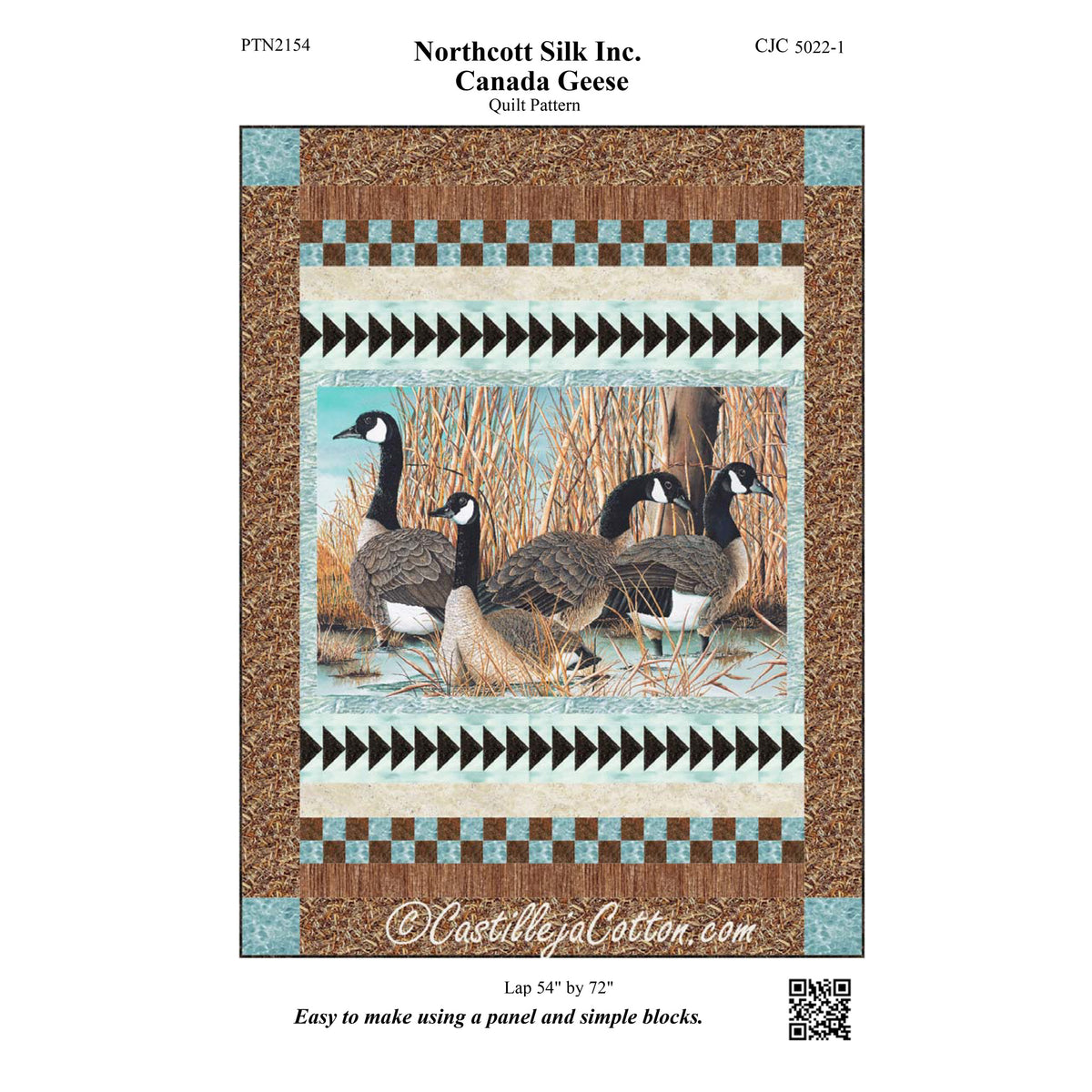 Canada Geese Quilt CJC-50221e - Downloadable Pattern