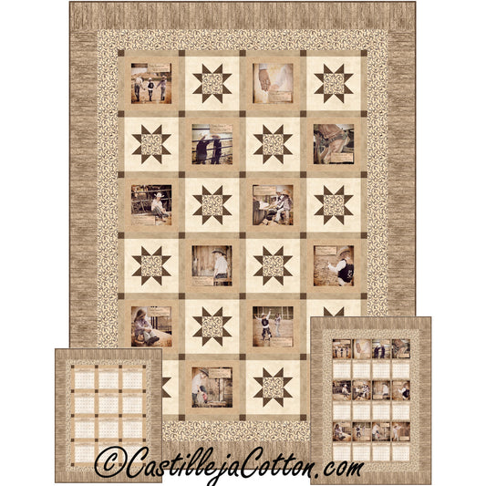 Starry Western Mantras Quilt CJC-5023e - Downloadable Pattern