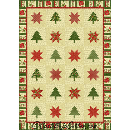 Stars and Trees Quilt CJC-5036e - Downloadable Pattern