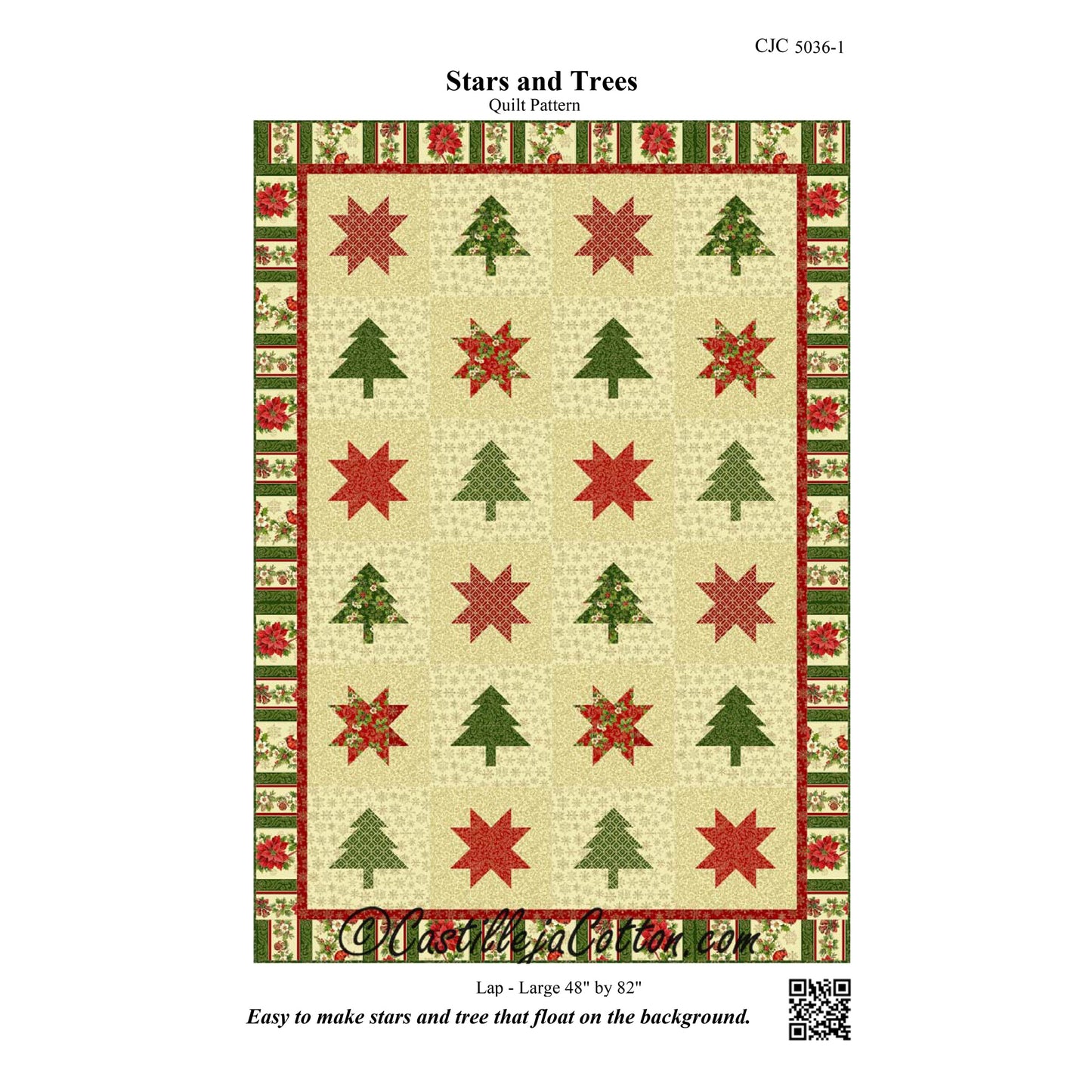 Stars and Trees Quilt CJC-5036e - Downloadable Pattern