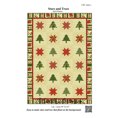Stars and Trees Quilt CJC-5036e - Downloadable Pattern