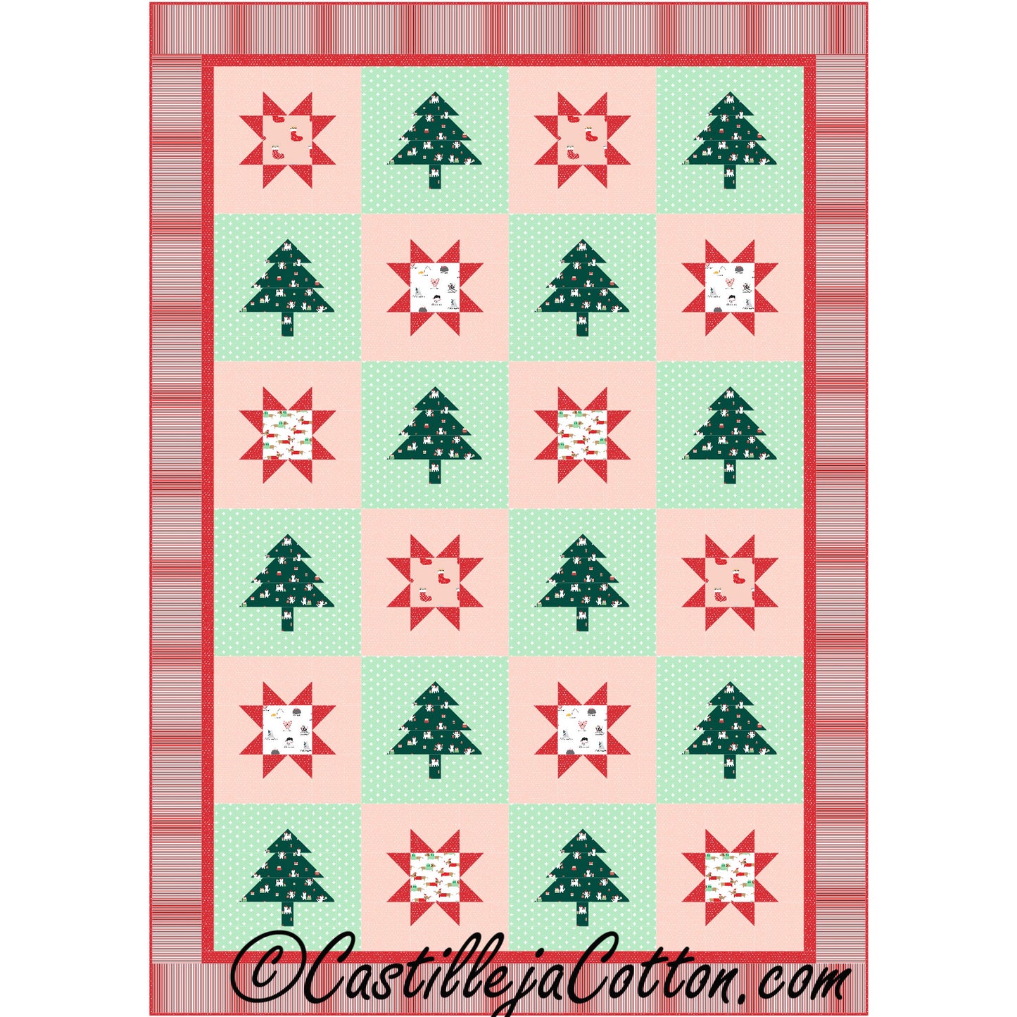 Stars and Trees Two Quilt CJC-5055e - Downloadable Pattern