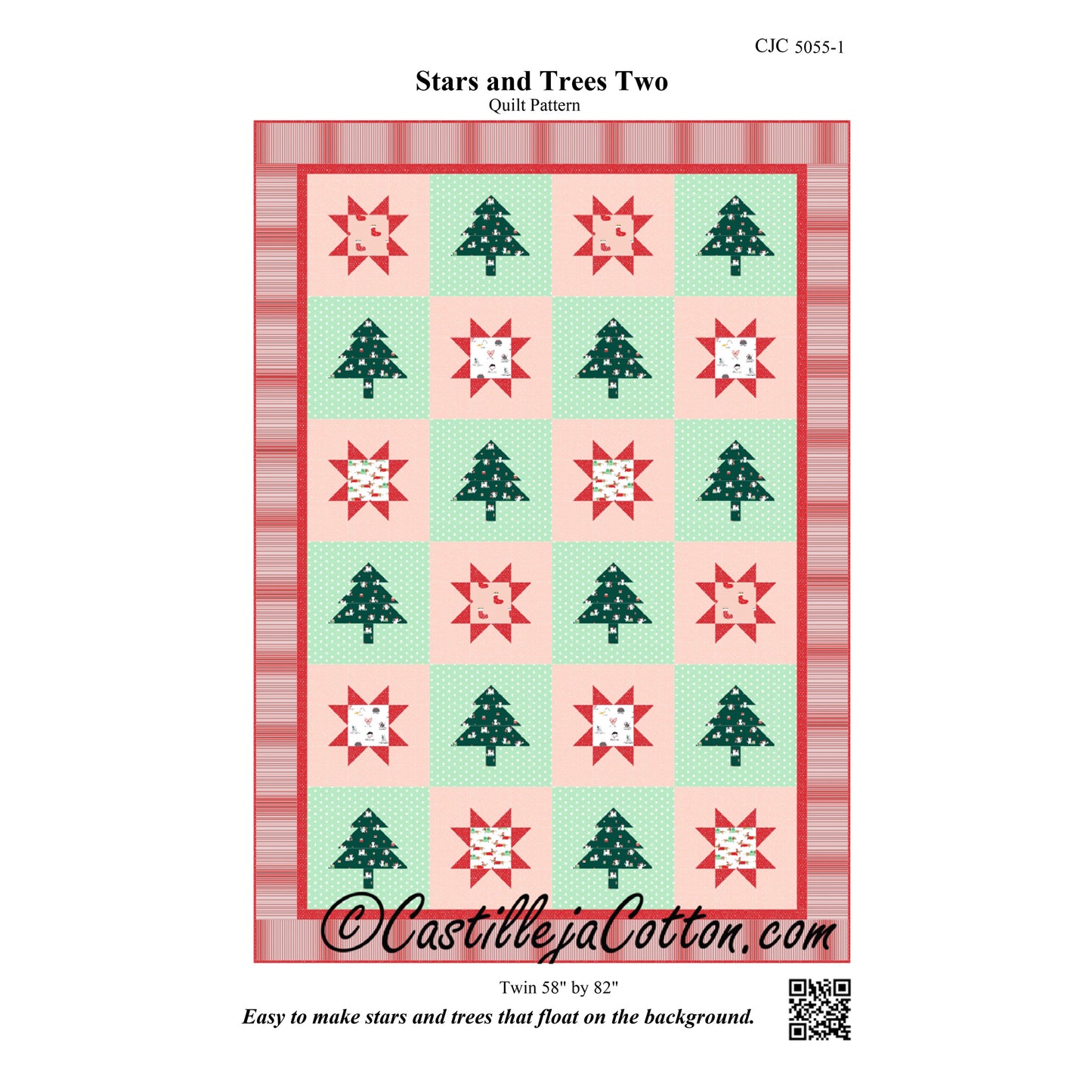 Stars and Trees Two Quilt CJC-5055e - Downloadable Pattern