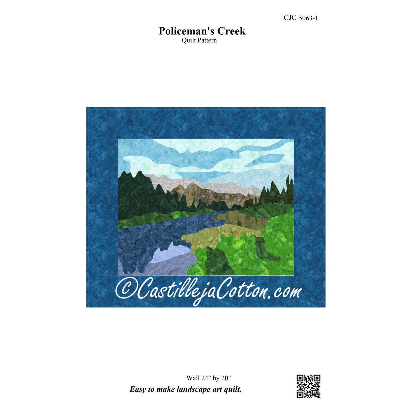 Policemans Creek Quilt Pattern CJC-5063w  - Wholesale Product