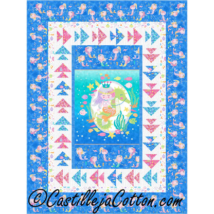 Mermaids and Fishes Quilt Pattern CJC-50691 - Paper Pattern
