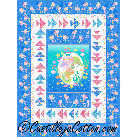 Mermaids and Fishes Quilt Pattern CJC-50691 - Paper Pattern