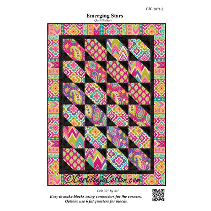 Emerging Stars Quilt Pattern CJC-50712 - Paper Pattern