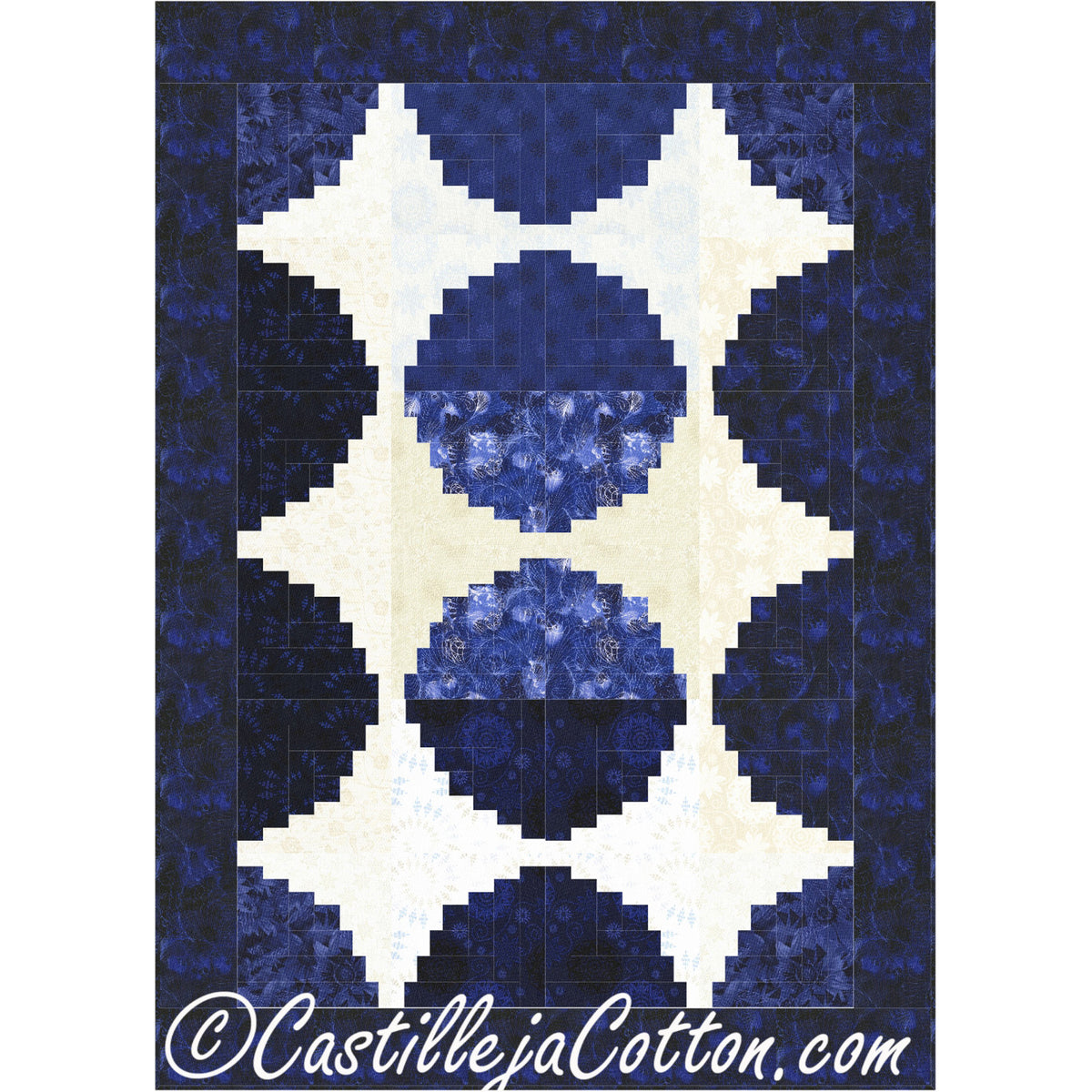 Circle Log Cabin Quilt Pattern CJC-50831 - Paper Pattern