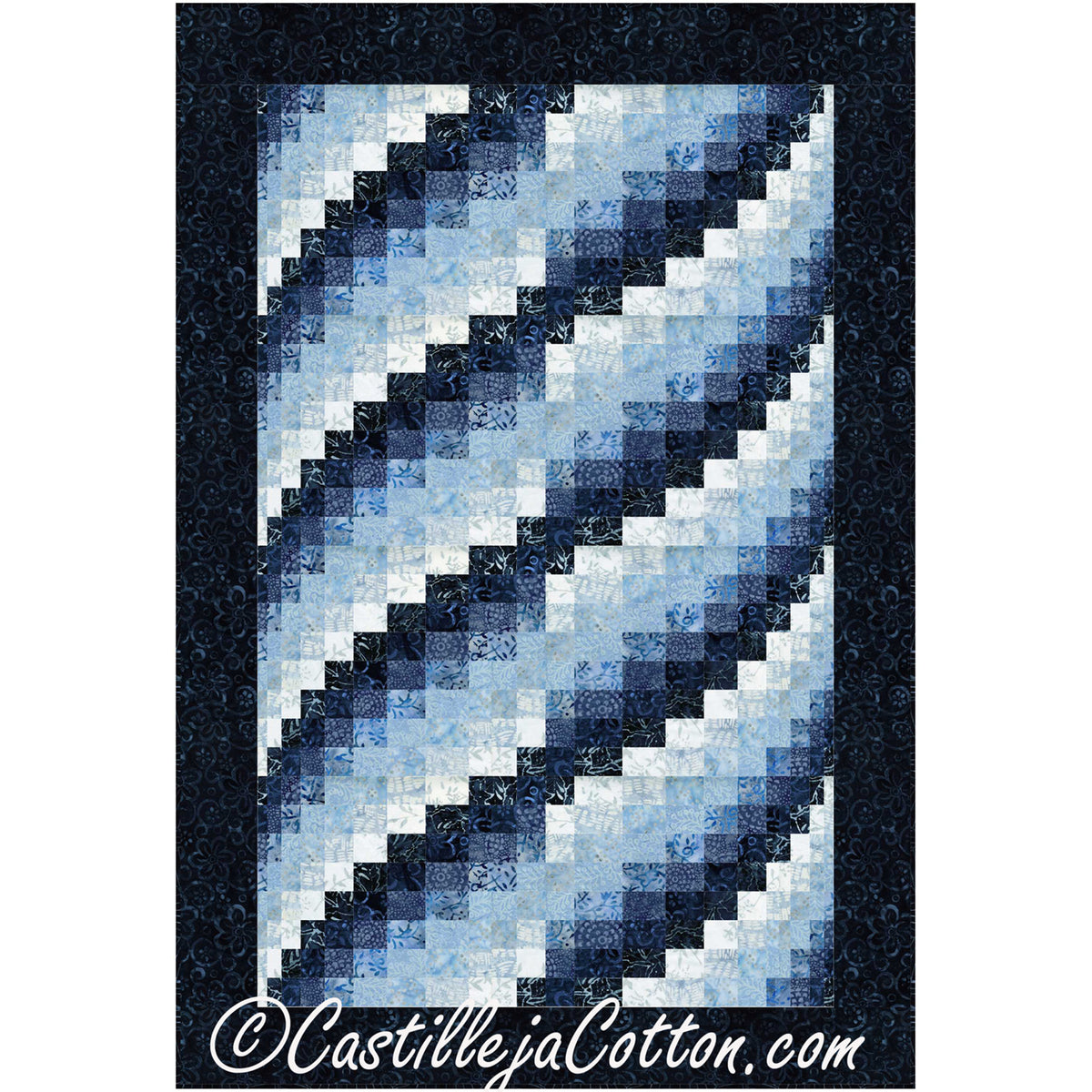 Lapping Waves Quilt CJC-50874e - Downloadable Pattern