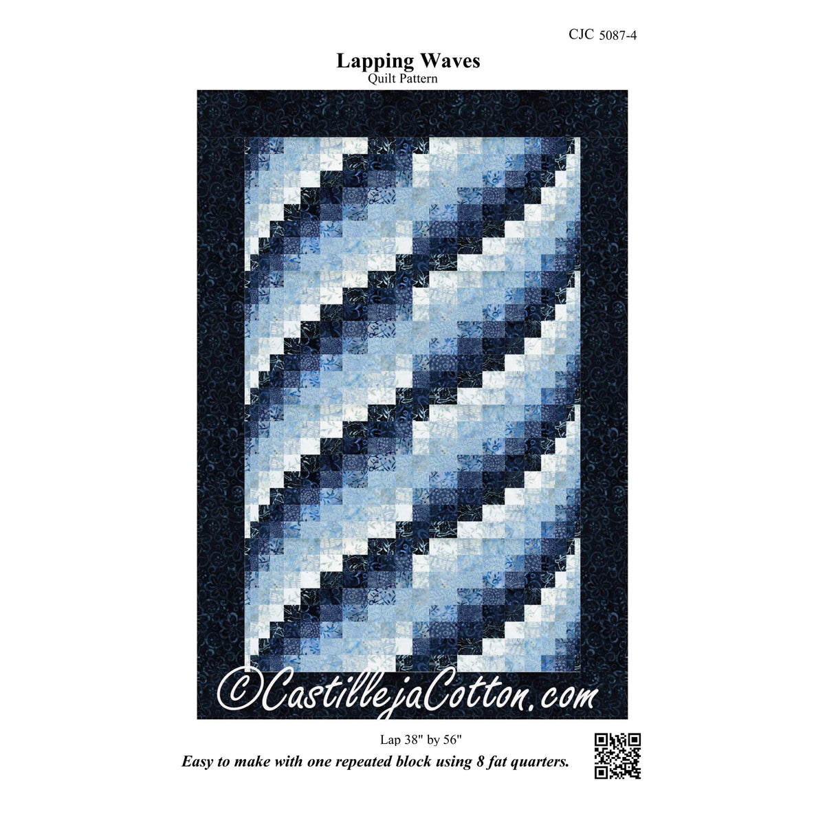 Lapping Waves Quilt CJC-50874e - Downloadable Pattern