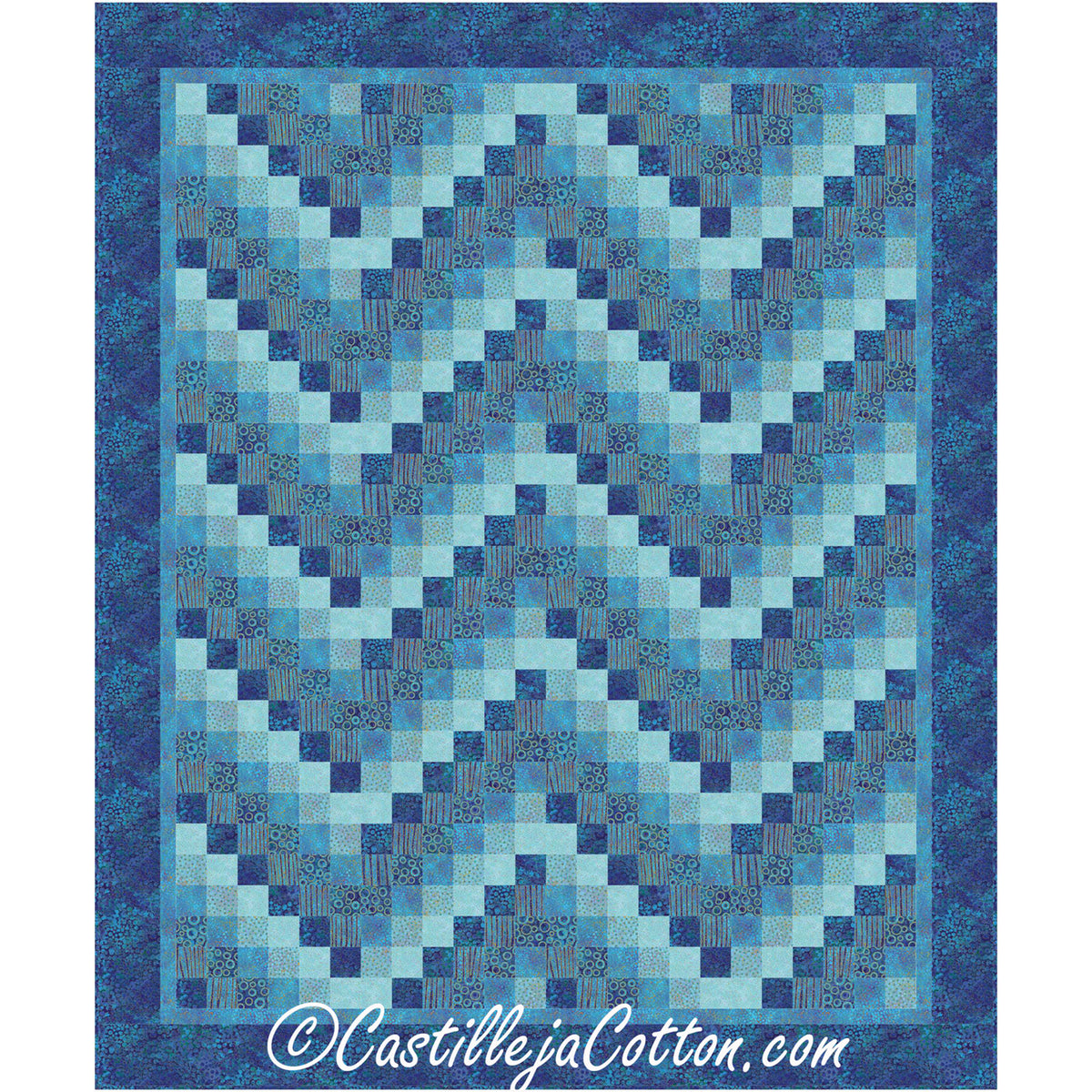 Twisting Blocks Quilt CJC-50941e - Downloadable Pattern