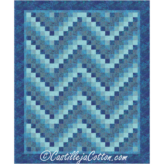 Twisting Blocks Quilt CJC-50941e - Downloadable Pattern