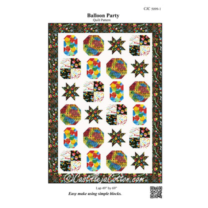 Balloon Party Quilt CJC-5099e - Downloadable Pattern