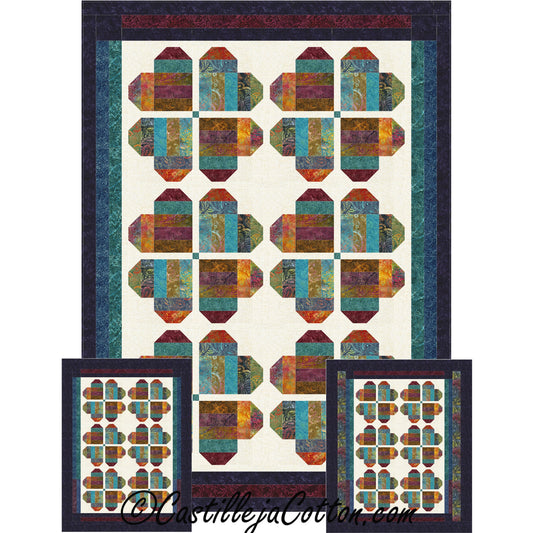 Heart Flowers Quilt CJC-5101e - Downloadable Pattern