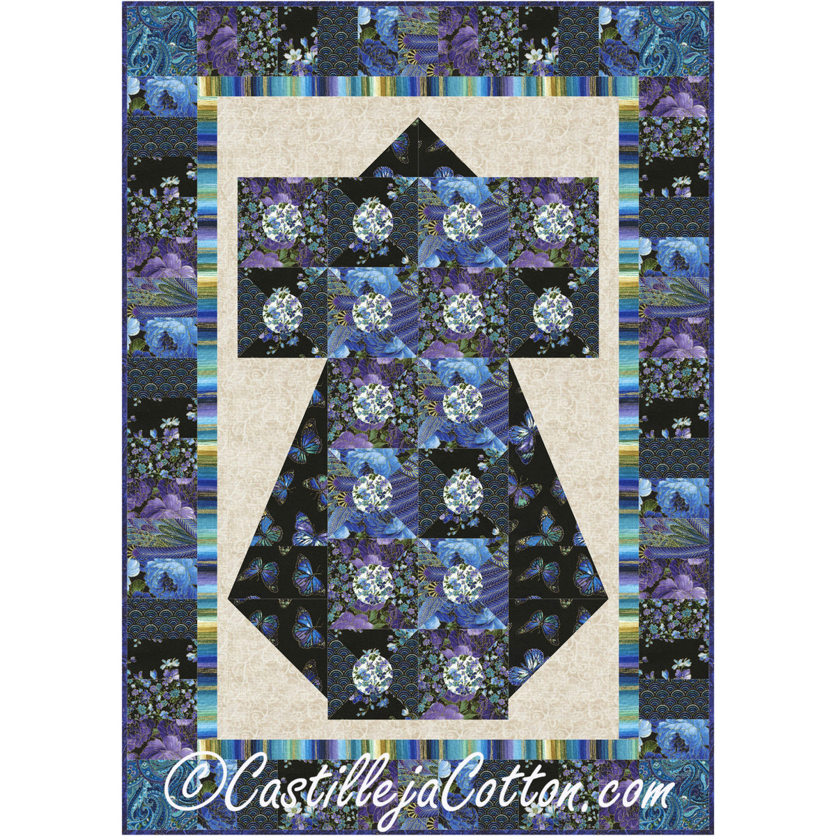 Sphere Kimono Quilt CJC-5103e - Downloadable Pattern