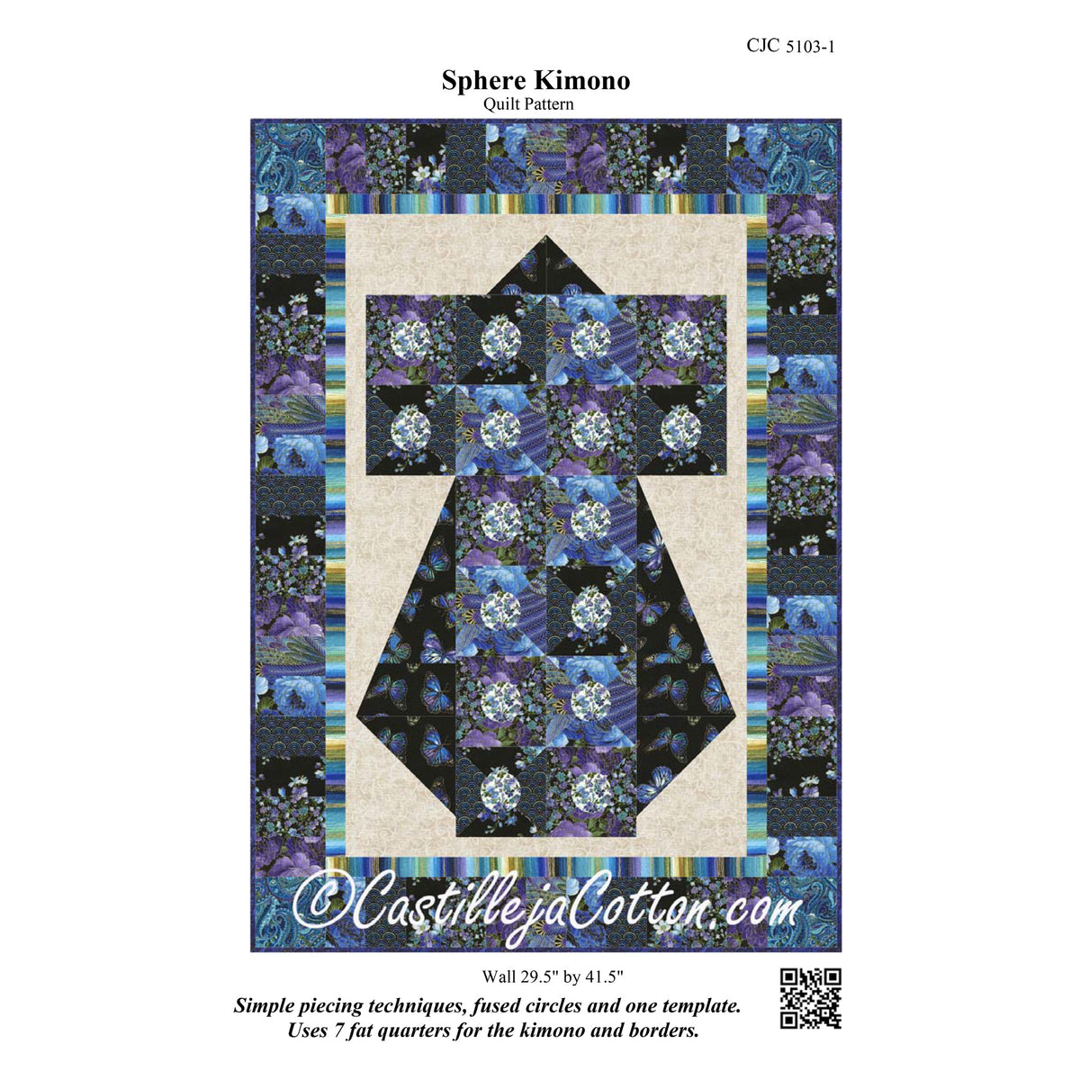 Sphere Kimono Quilt CJC-5103e - Downloadable Pattern