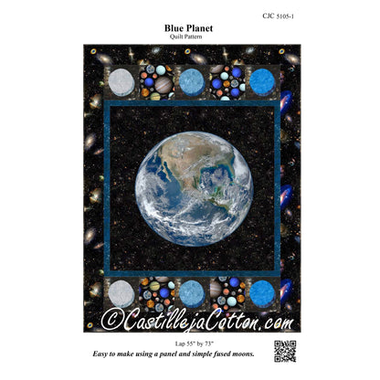 Blue Planet Quilt CJC-5105e - Downloadable Pattern