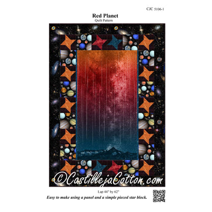Red Planet Quilt Pattern CJC-5106 - Paper Pattern