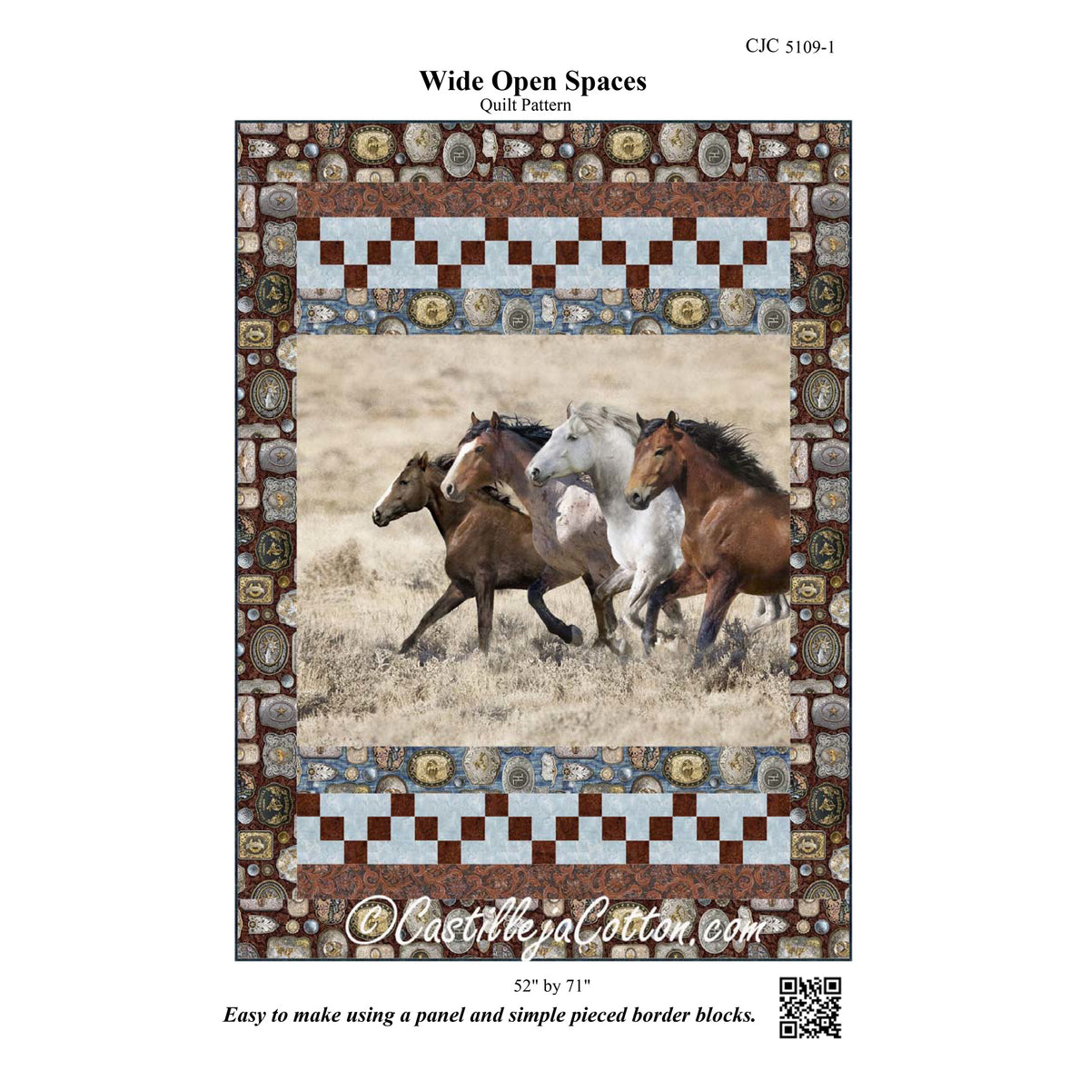 Wide Open Spaces Quilt Pattern CJC-5109w  - Wholesale Product