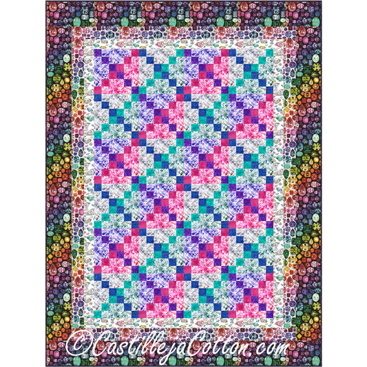 Diamond Paths Quilt Pattern CJC-5110 - Paper Pattern