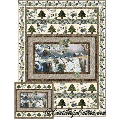 Chickadees Quilt CJC-51190e - Downloadable Pattern