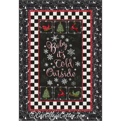 Baby Its Cold Outside Quilt Pattern CJC-5124w - Wholesale Product