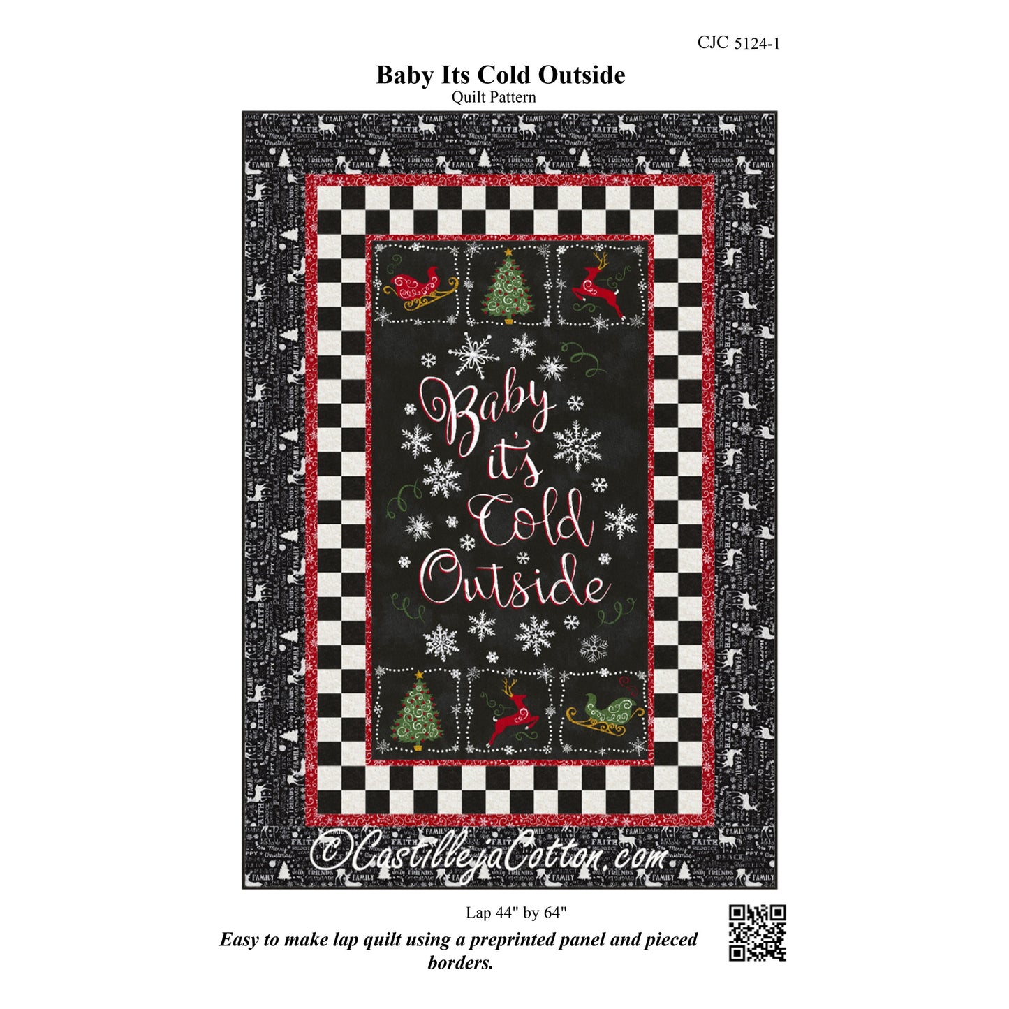 Baby Its Cold Outside Quilt CJC-5124e - Downloadable Pattern