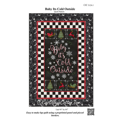 Baby Its Cold Outside Quilt Pattern CJC-5124 - Paper Pattern