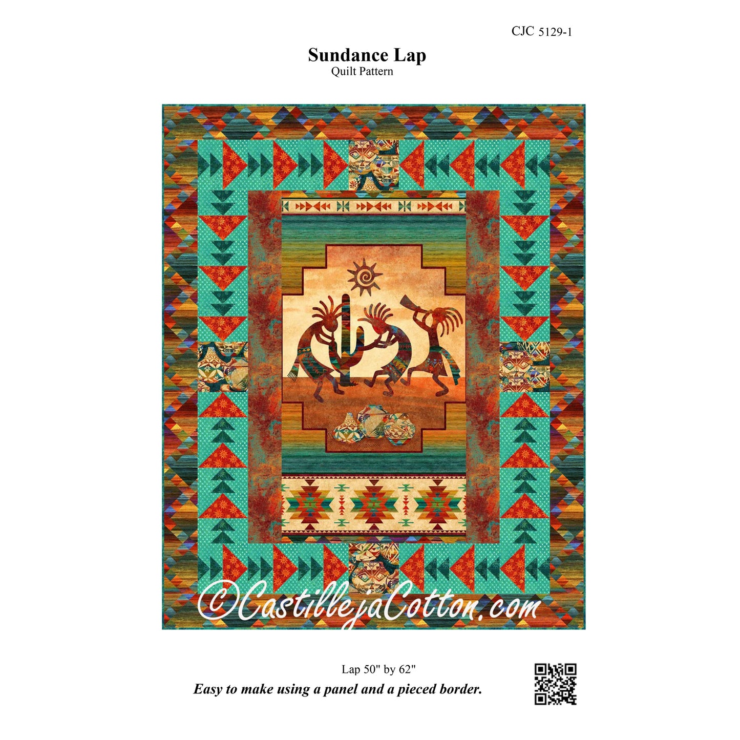 Sundance Lap Quilt Pattern CJC-51291 - Paper Pattern