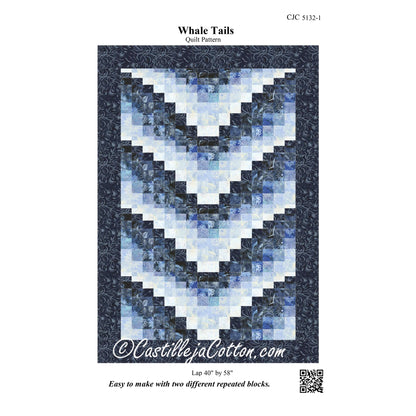 Whale Tails Quilt Pattern CJC-5132 - Paper Pattern