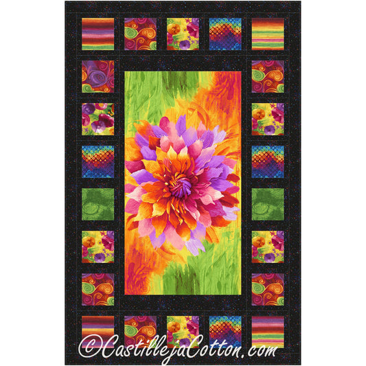 Flower Windows Quilt CJC-51331e - Downloadable Pattern
