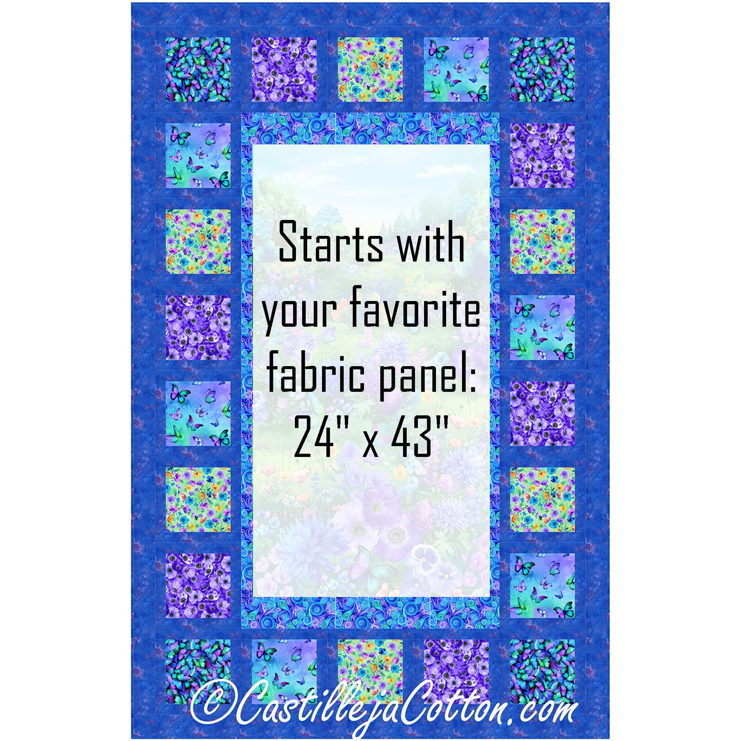 Meadow Windows Quilt Pattern CJC-51333 - Paper Pattern