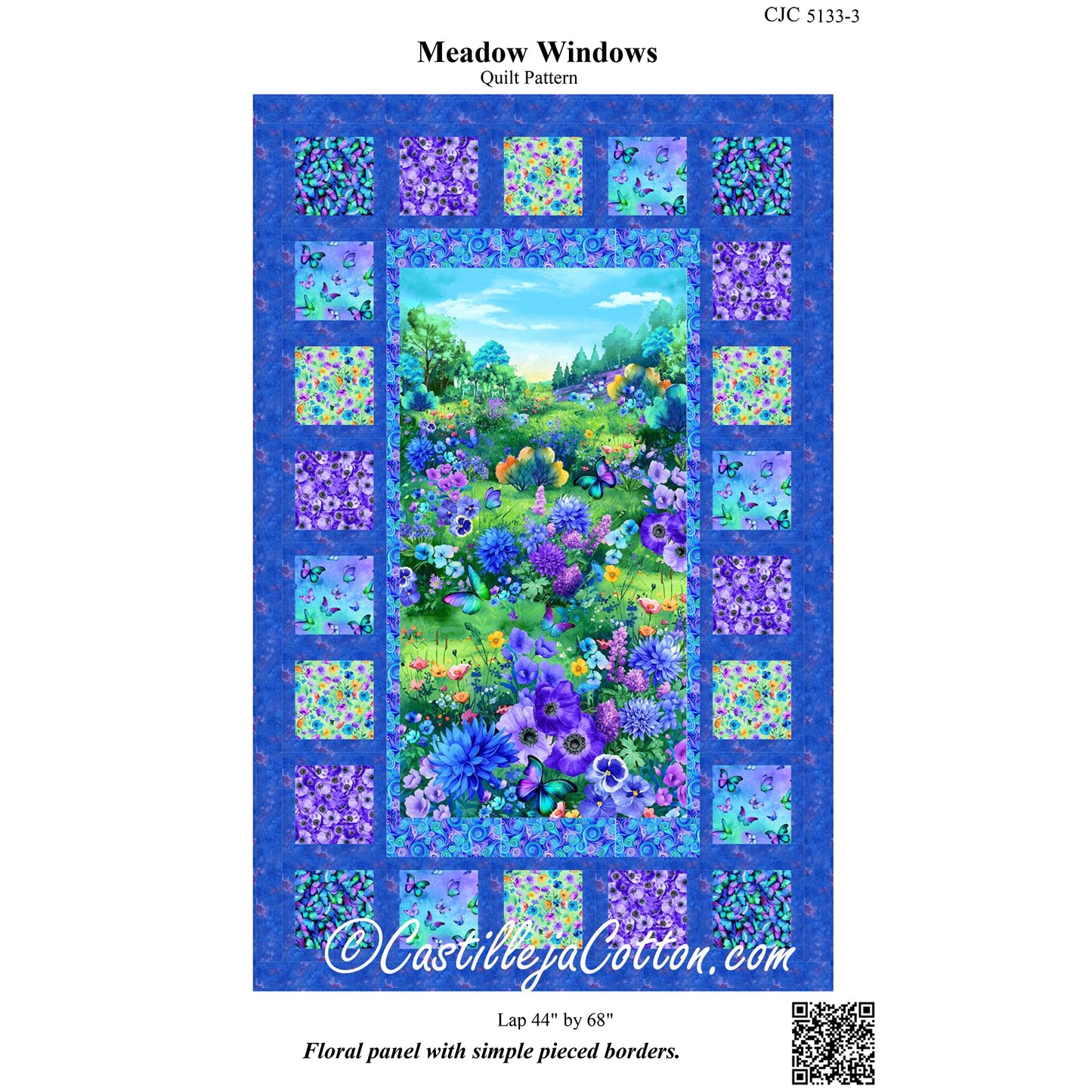 Meadow Windows Quilt Pattern CJC-51333 - Paper Pattern