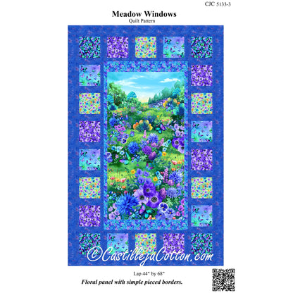 Meadow Windows Quilt Pattern CJC-51333 - Paper Pattern