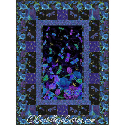Dragonflies by Night Quilt CJC-51351e - Downloadable Pattern