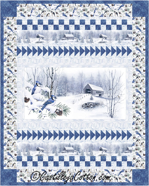 Winter Jays Quilt Pattern CJC-51384 - Paper Pattern