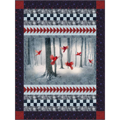 Winter Cardinals Quilt Pattern CJC-5138w  - Wholesale Product