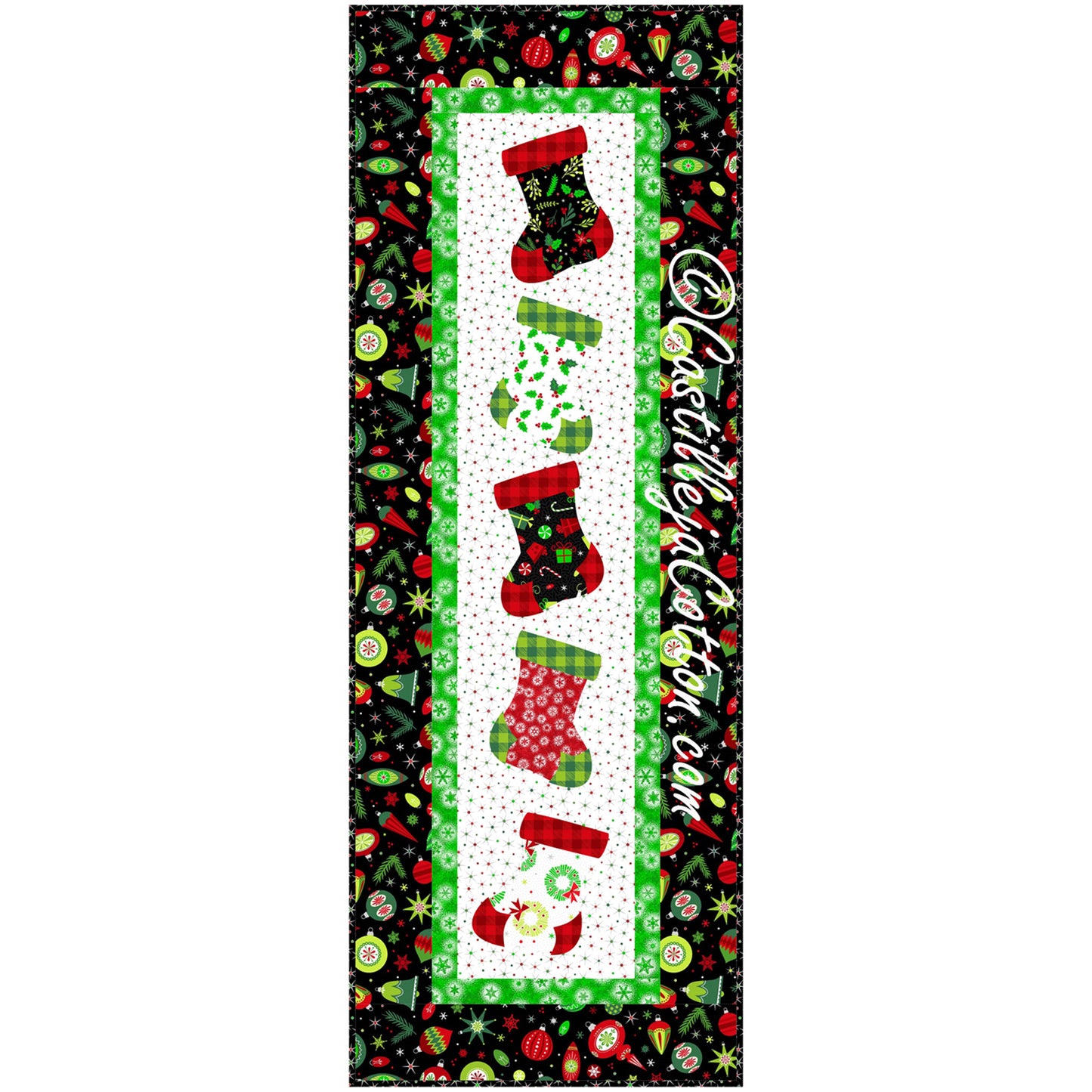 Stockings Were Hung Wall Hanging Pattern CJC-51416 - Paper Pattern