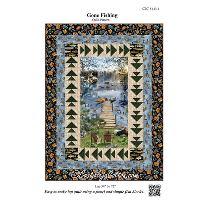 Gone Fishing Quilt Pattern CJC-51431 - Paper Pattern