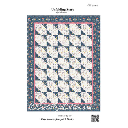 Unfolding Stars Quilt CJC-5146e - Downloadable Pattern