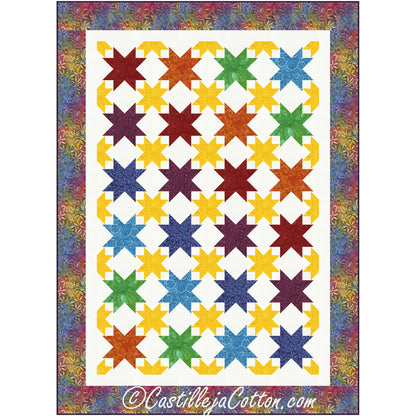 Starry Stars Quilt Pattern CJC-51481 - Paper Pattern