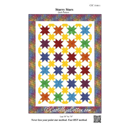 Starry Stars Quilt Pattern CJC-51481 - Paper Pattern