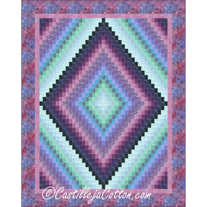 Plume Rippling Diamonds Quilt CJC-51582e - Downloadable Pattern