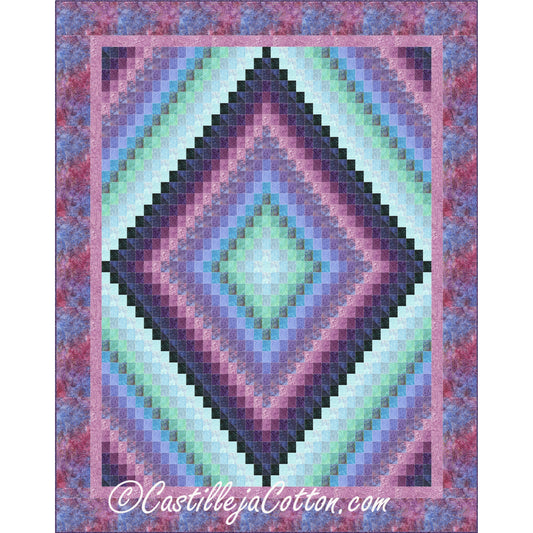 Plume Rippling Diamonds Quilt Pattern CJC-51582 - Paper Pattern