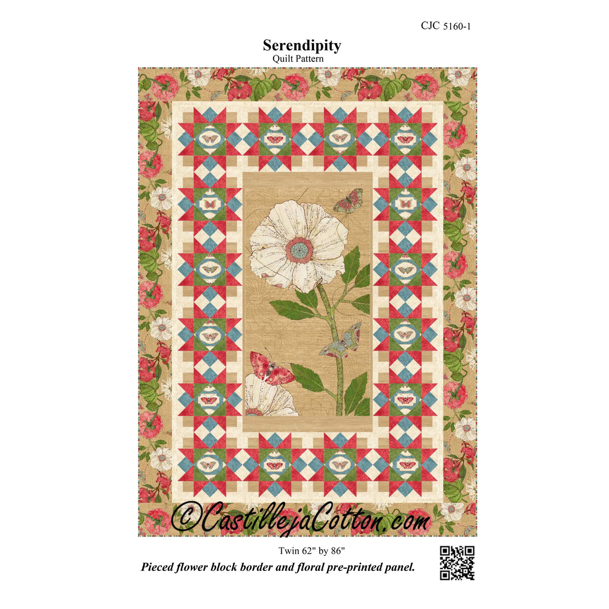Serendipity Quilt Pattern CJC-5160 - Paper Pattern